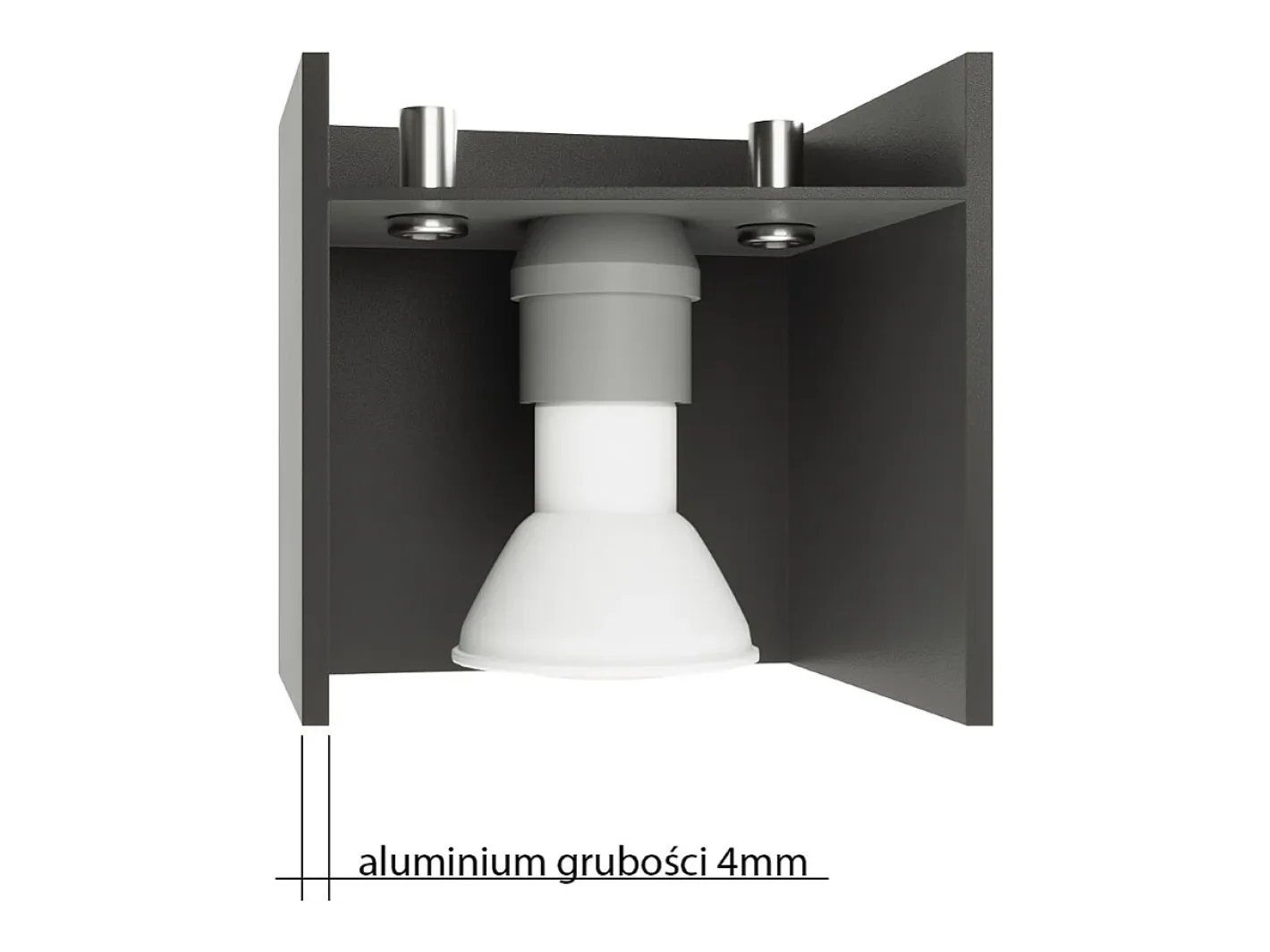 Sollux Lighting Sollux QUAD - 1 lámpara de pared Light Up Down Blanca, G9 Blanco New