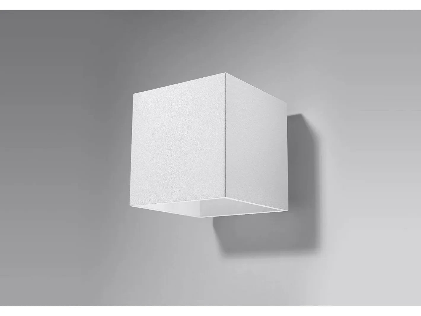 Sollux Lighting Sollux QUAD - 1 lámpara de pared Light Up Down Blanca, G9 Blanco New