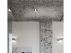 Sollux Lighting Aplique Para Pared-Sollux QUAD MAXI - Aplique de pared empotrado 2 Light Up Down Negro