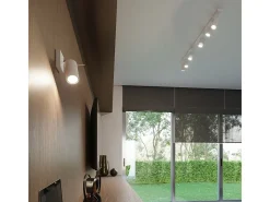 Sollux Lighting Plafón-Sollux RING - Barra de 6 focos de luz blanca, GU10 Blanco