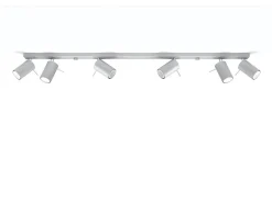 Online Sollux Lighting Sollux RING - Barra de 6 focos de luz , GU10 Gris