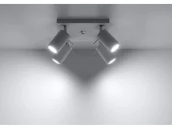Sollux Lighting Sollux RING - Cluster de 4 focos de luz , GU10 Blanco Hot