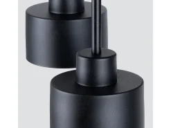 Sale Sollux Lighting Sollux Savar Lámpara de techo semiempotrable multi brazos negra Negro