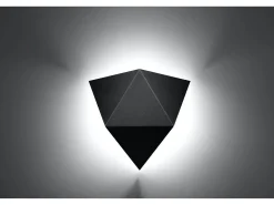 Sollux Lighting Aplique Para Pared-Sollux SOLIDO - Aplique de pared 2 luces , G9 Negro
