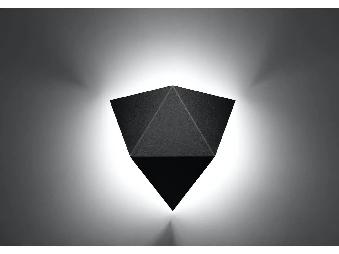 Sollux Lighting Aplique Para Pared-Sollux SOLIDO - Aplique de pared 2 luces , G9 Negro