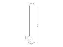 Best Sollux Lighting Sollux Titran Plafón colgante Slim Blanco