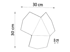 Outlet Sollux Lighting Sollux TRE - Aplique de 2 luces Blanca, G9 Blanco