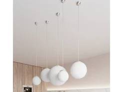 Sollux Lighting Sollux UGO - 1 Light Globe colgante , cromo, E27 Blanco New