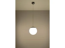 Best Sollux Lighting Sollux UGO - 1 Light Globe colgante , cromo, E27 Blanco