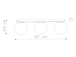 Sollux Lighting Sollux Yoli Plafón Globe Blanco Sale
