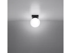 Discount Sollux Lighting Sollux Yoli Plafón Globe Negro
