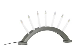 ebuy24 Soporte de adviento eléctrico Kebnekaise de 7 luces de color . Verde Online
