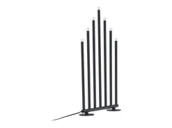 Online ebuy24 Soporte de adviento eléctrico Björnfjället con 7 luces, color . Negro
