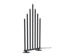 Online ebuy24 Soporte de adviento eléctrico Björnfjället con 7 luces, color . Negro