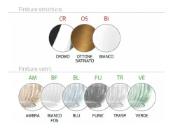 Sale Sosp. Cromo 1 Luce Vetro Verde Plateado