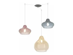 Sosp. Cromo 3 Luci Spostabile Vetri (1 X Piccolo Za + 1 X Piccolo Ru + 1 X Grande Am) Plateado Online
