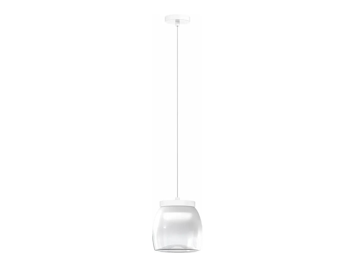 Clearance Sosp. Piccola Montatura + Rosone Bianco Blanco