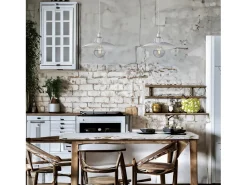 Hot Sospensione Cantina Stile Industrial 1 Luce Ferro Bianco E Argento Blanco