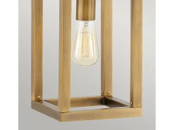 Lámpara Suspendida-Sospensione Contemporanea Ensemble Acciaio Bronzo Spazzolato 1 Luce E27 Bronce