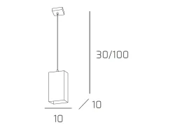 Lámpara Suspendida-Sospensione Contemporanea Crazy Metallo Bianco Vetro 1 Luce E27 Blanco