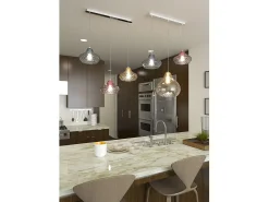 Sospensione Cromo 3 Luci Rettangolare Vetri (1 X Piccolo Ru + 1 X Piccolo Za + 1 X Piccolo Am) Plateado Outlet