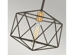 Sospensione Industrial Nordica Astrid Metallo Bronzo Opaco 1 Luce E27 Bronce Hot