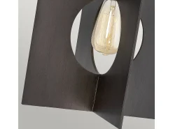 Sospensione Industrial Nordica Ludlow Acciaio Grafite Spazzolata 1 Luce E27 Gris Online