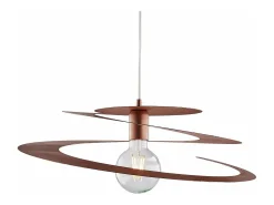 Sale Sospensione Moderna 1 Luce Spring Ferro Laccato Rame Taglio Laser Cobrizo