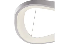 Plafón-Sospensione Moderna Darwin Plastica Bianca Led 40W Dimmerabile 3000-4000-6000K Blanco