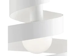 Online Sospensione Moderna Helix 1 Luce In Ferro Laccato Bianco Blanco