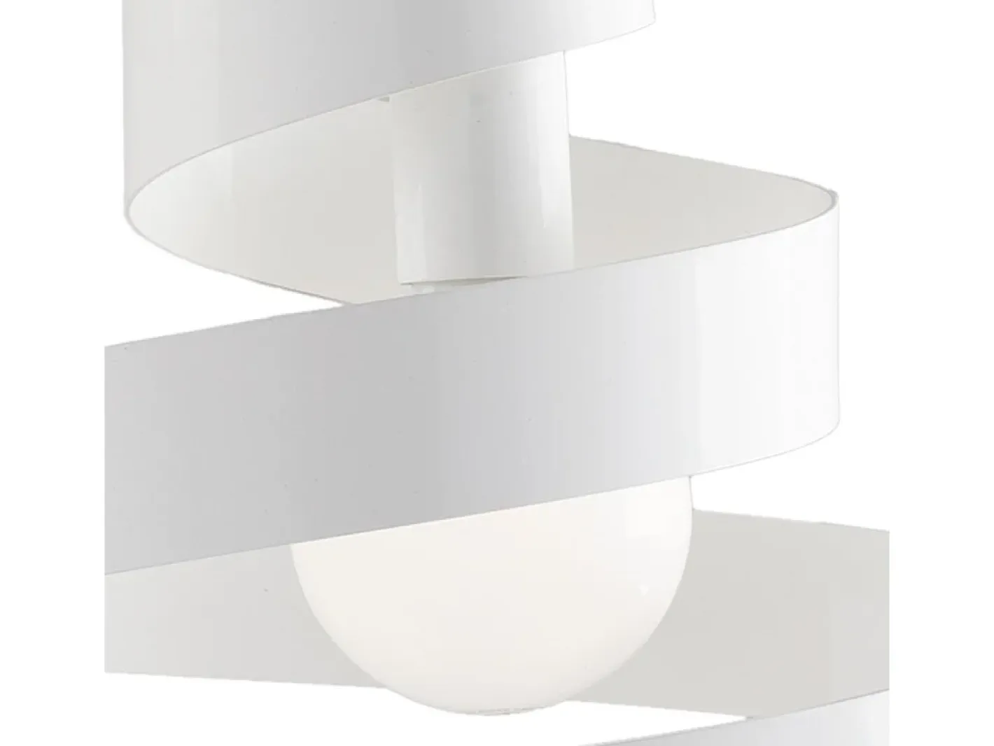 Online Sospensione Moderna Helix 1 Luce In Ferro Laccato Bianco Blanco
