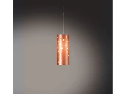 Hot Sospensione Moderna Pois Polilux ® Rame Materie Plastiche Bianco 1 Luce E27 Blanco
