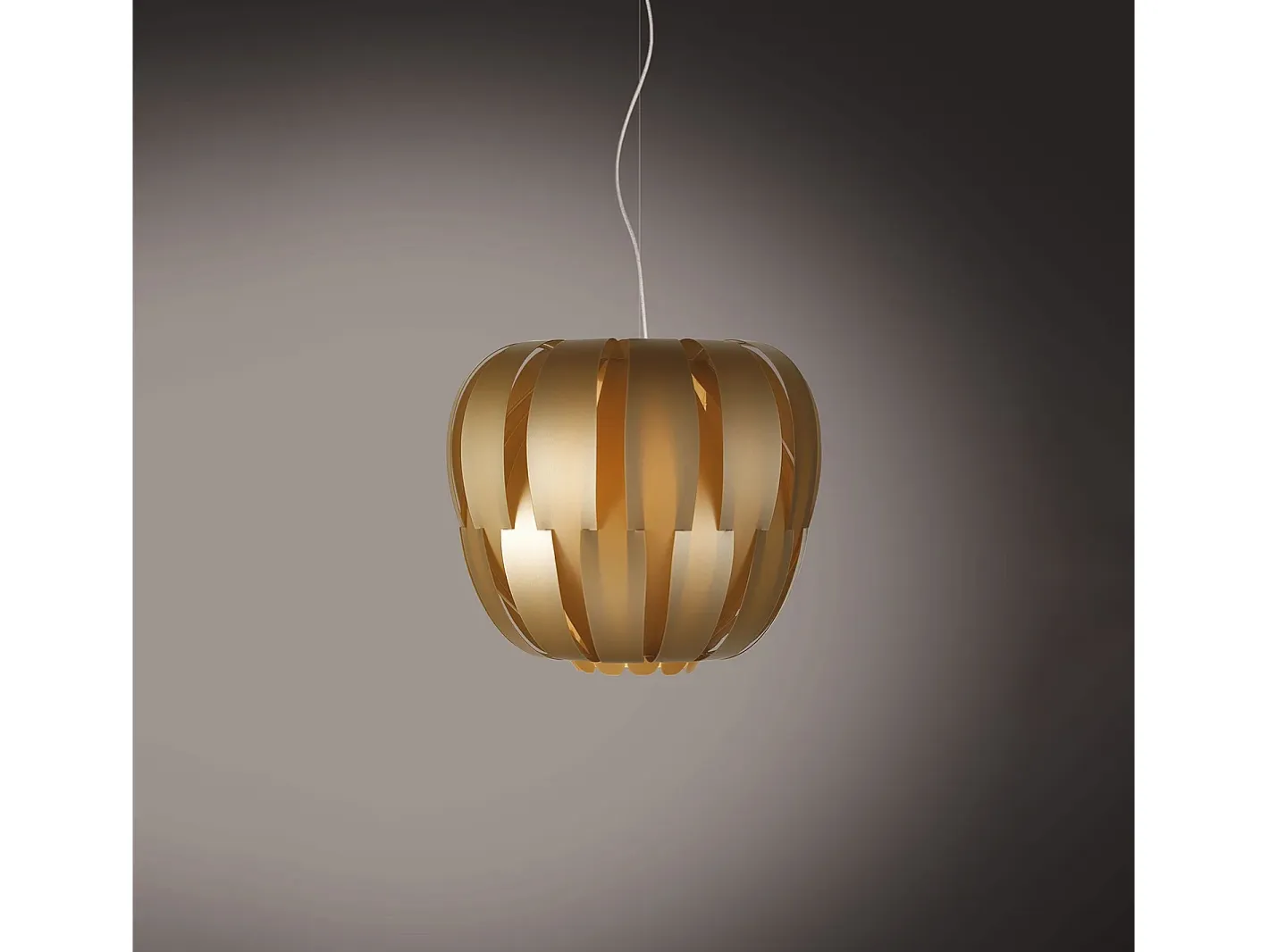 Lámpara Suspendida-Sospensione Moderna Queen Polilux ® New Gold E Metallo Cromo 1 Luce E27 Dorado