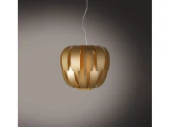 Sospensione Moderna Queen Polilux ® New Gold E Metallo Cromo 1 Luce E14 Dorado Hot