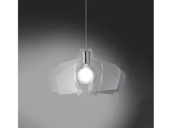 Sospensione Moderna Space Collection Polilux ® Trasparente Metallo Cromo E27 Plateado Clearance