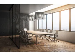 Sospensione Moderna Wanda Polilux ® Argento E Metallo Cromo 1 Luce E27 D60Cm Plateado Sale