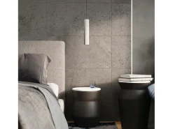 Hot Sollux Lighting Sospensione Sottile 8cm Grigio Chiaro GU10 Colgante Slim 8cm Claro GU10 Gris