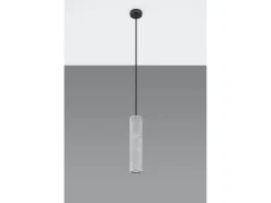 Hot Sollux Lighting Sospensione Sottile 8cm Grigio Chiaro GU10 Colgante Slim 8cm Claro GU10 Gris