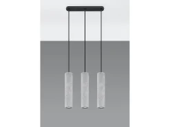 Best Sollux Lighting Sospensione Tripla Grigio Chiaro GU10 Lámpara colgante triple claro GU10 Gris