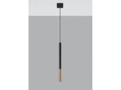 Sollux Lighting Sottile Lampada a Sospensione 8 cm Nera, Rame G9 Lámpara Colgante Slim 8cm , Cobre G9 Negro Online
