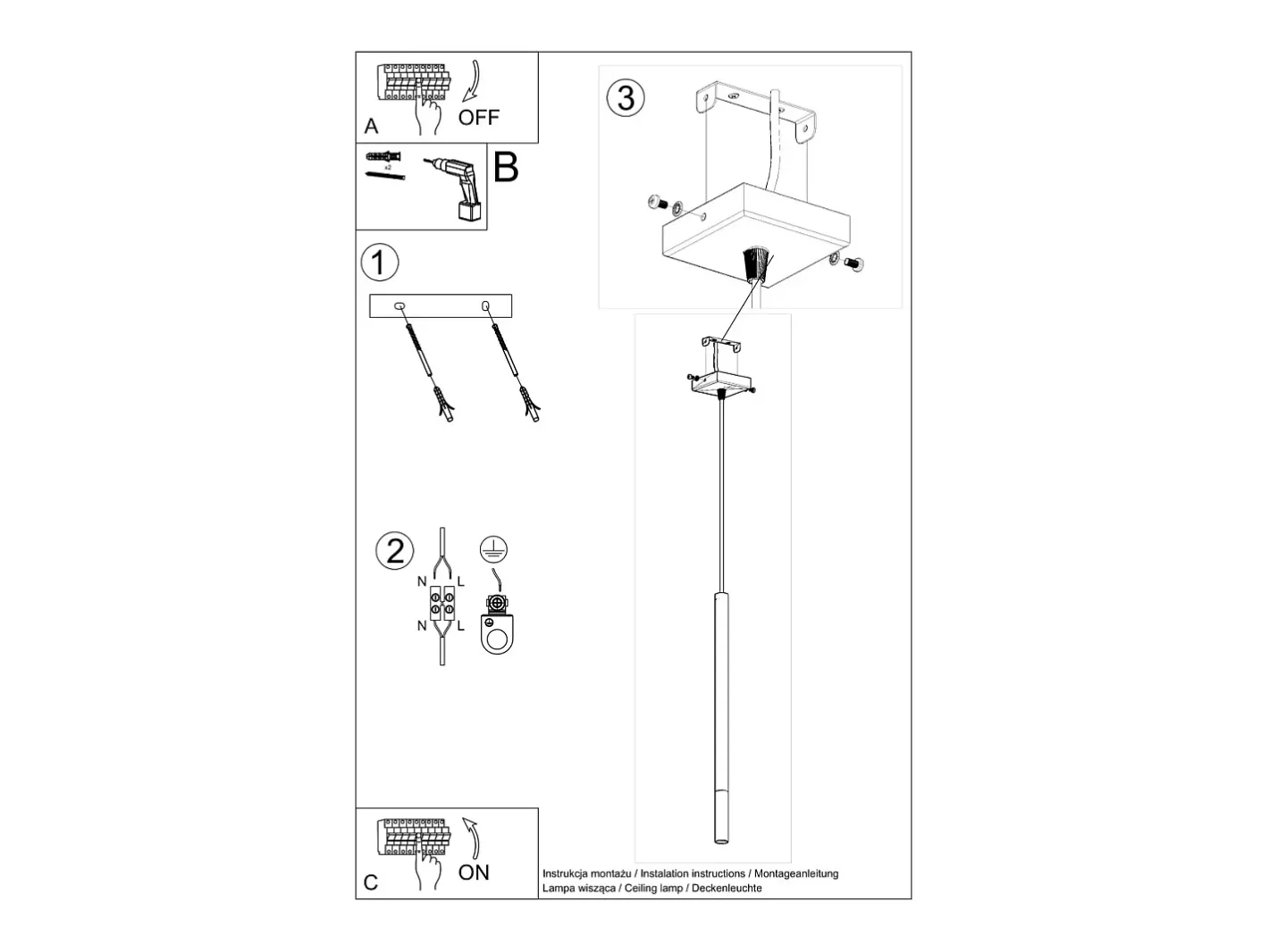 Sollux Lighting Sottile Lampada a Sospensione 8 cm Nera, Rame G9 Lámpara Colgante Slim 8cm , Cobre G9 Negro Online