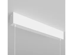 Clearance Maytoni Step Lámpara colgante de techo lineal LED integrada blanca Blanco
