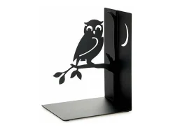 Balvi Estatua-Sujetalibros de metal Animals Bird Negro