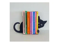 Balvi Sujetalibros de metal Animales Gato Negro Outlet