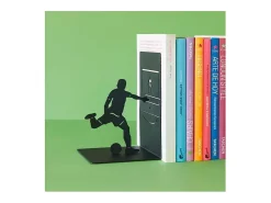 Balvi Sujetos de metal Sport Footballer Negro Discount