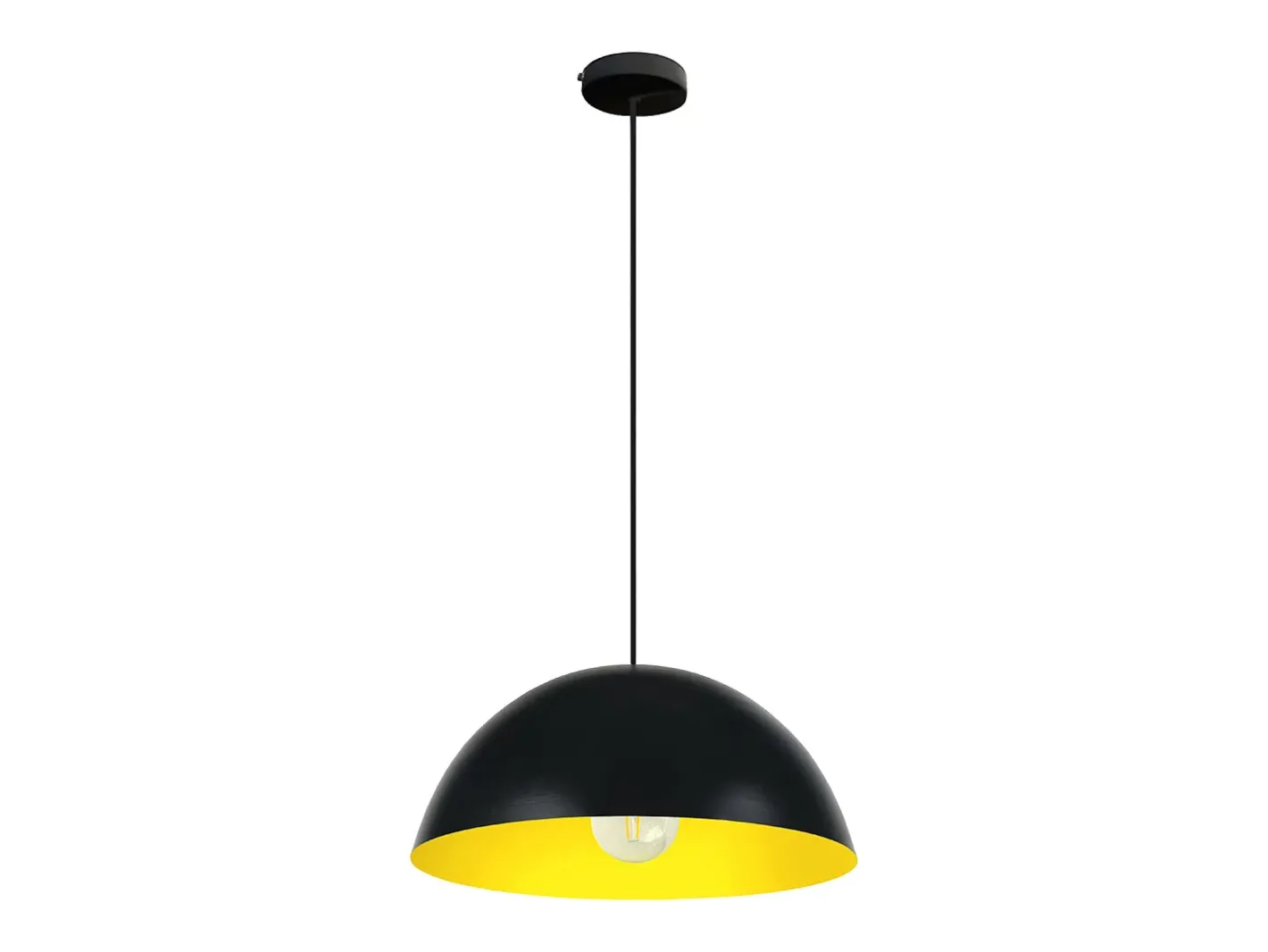 TOSEL Suspensión ,metal, ,A78xD42,5xP42,5cm Negro