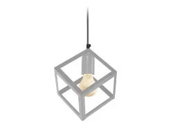 TOSEL Suspensión , metal ,Aluminio ,A 90x D30xP30cm Plateado Sale