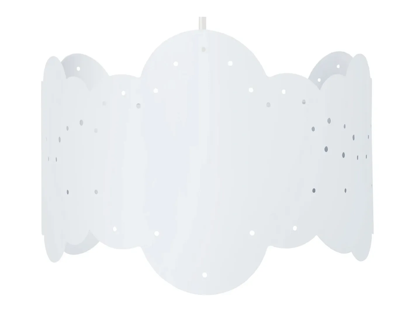 TOSEL Lámpara Suspendida-Suspensión , metal ,,A 75xD30x P 30cm Blanco