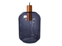 TOSEL Suspensión , metal, ,A100xD20xP20cm Azul Outlet