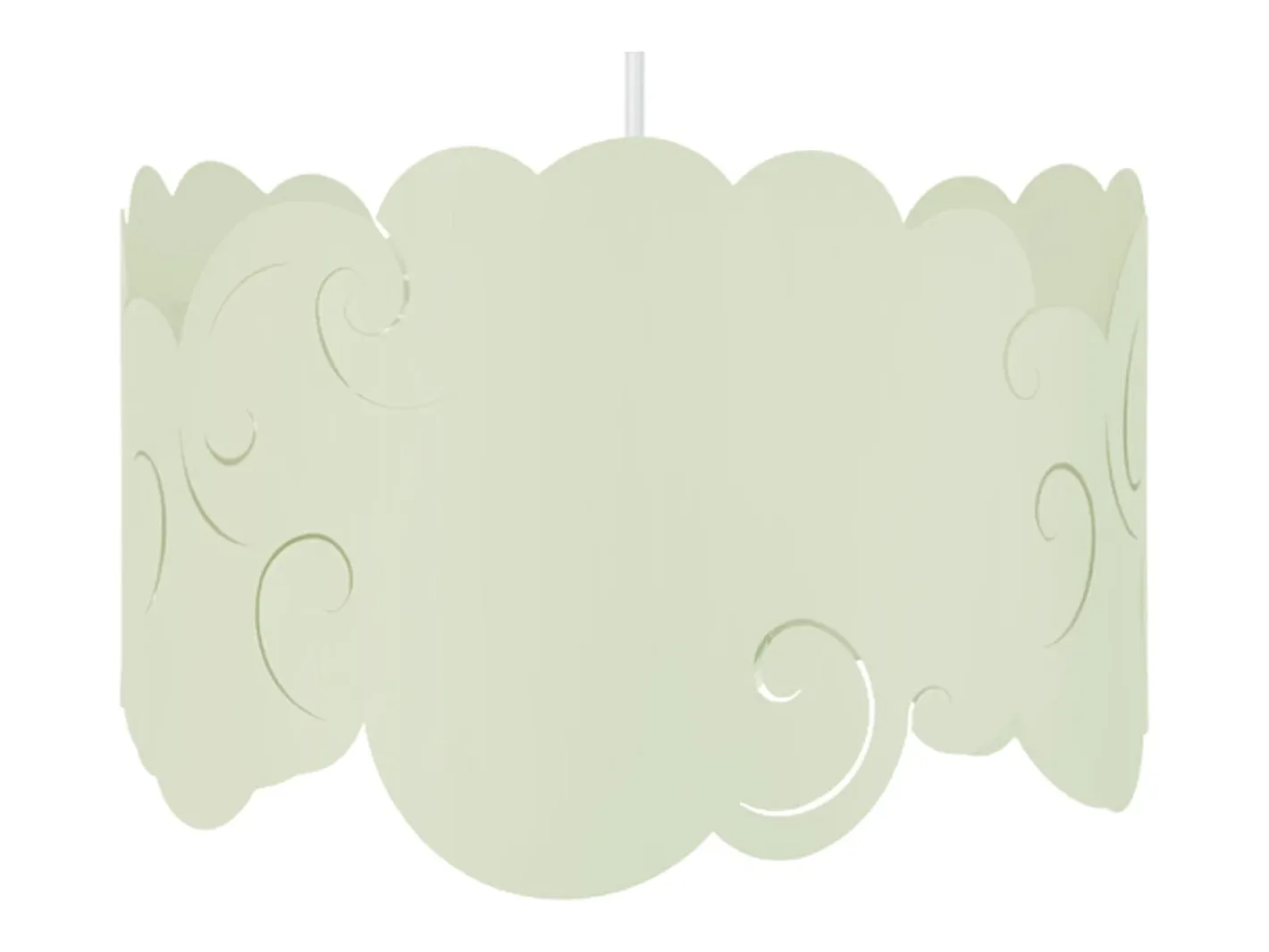 TOSEL Lámpara Suspendida-Suspensión , metal,, A 75xD30xP30cm Blanco